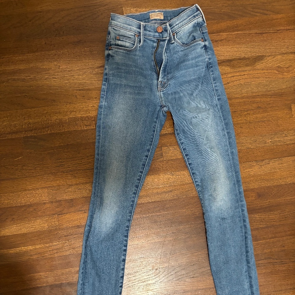 Mother Denim Mid Rise Skinny Jeans - Size 23